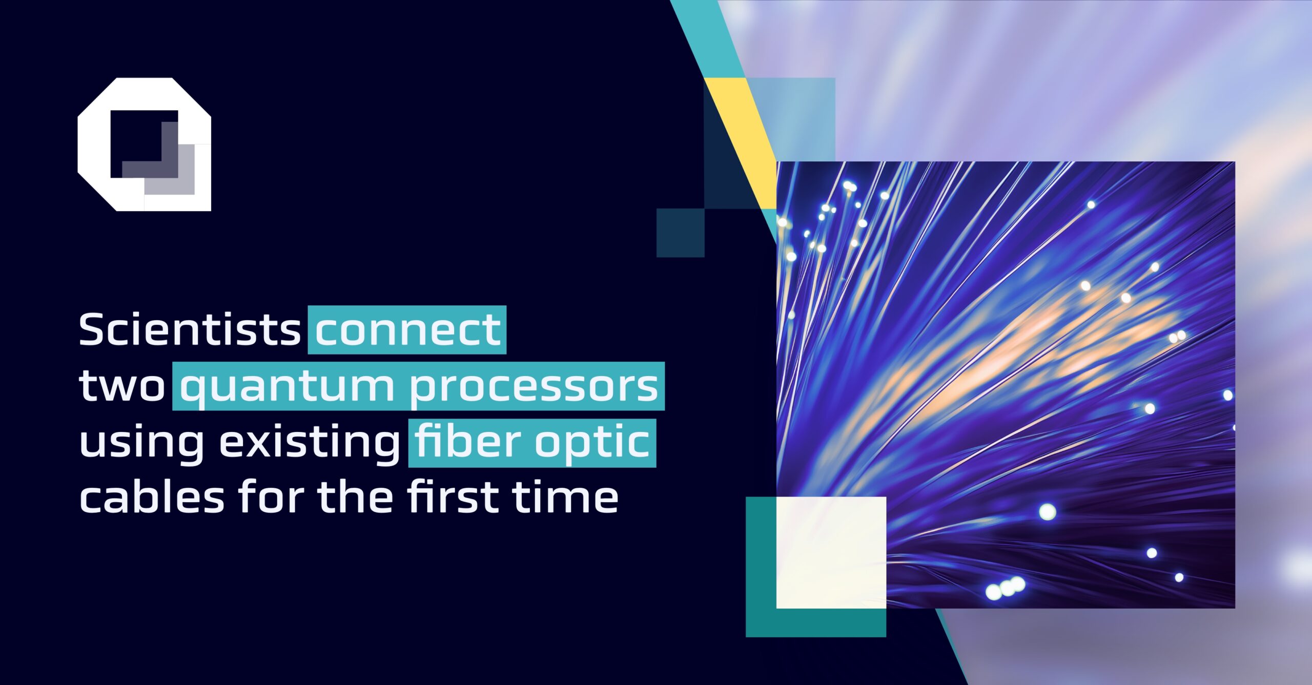 Scientists connect two quantum processors using existing fiber optic cables for the first time
