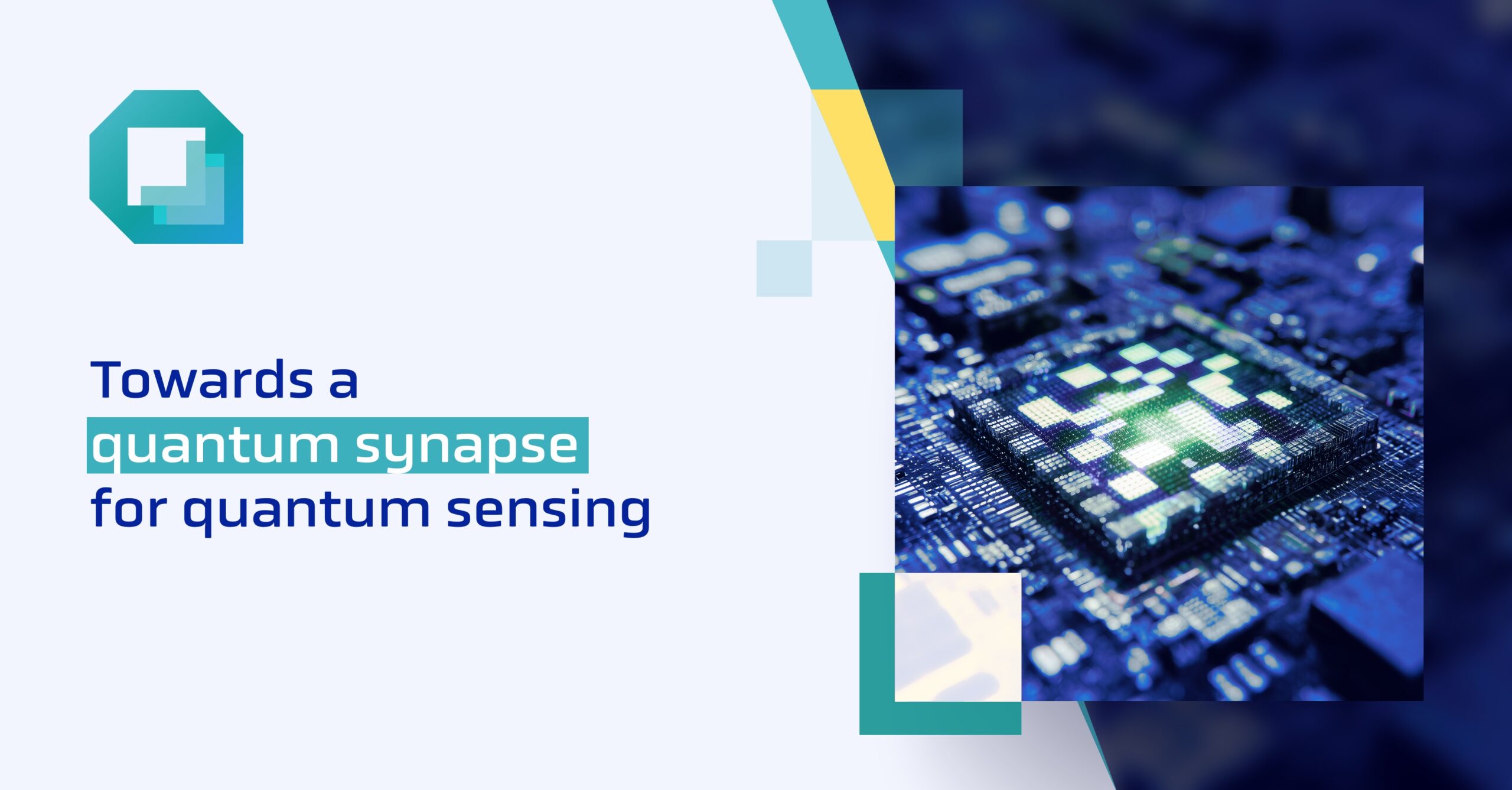 Towards a quantum synapse for quantum sensing