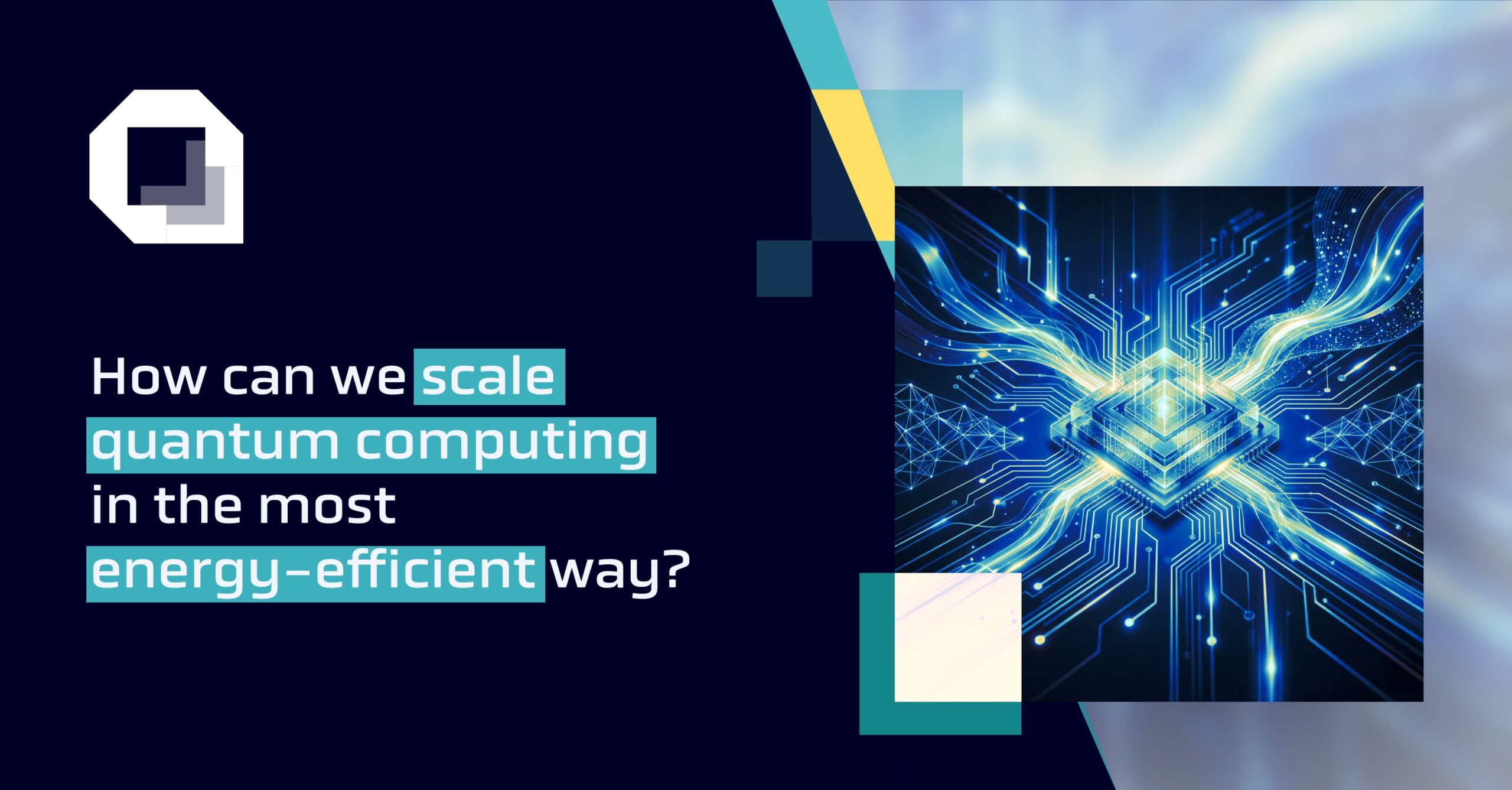 How can we scale quantum computing in the most energy-efficient way?